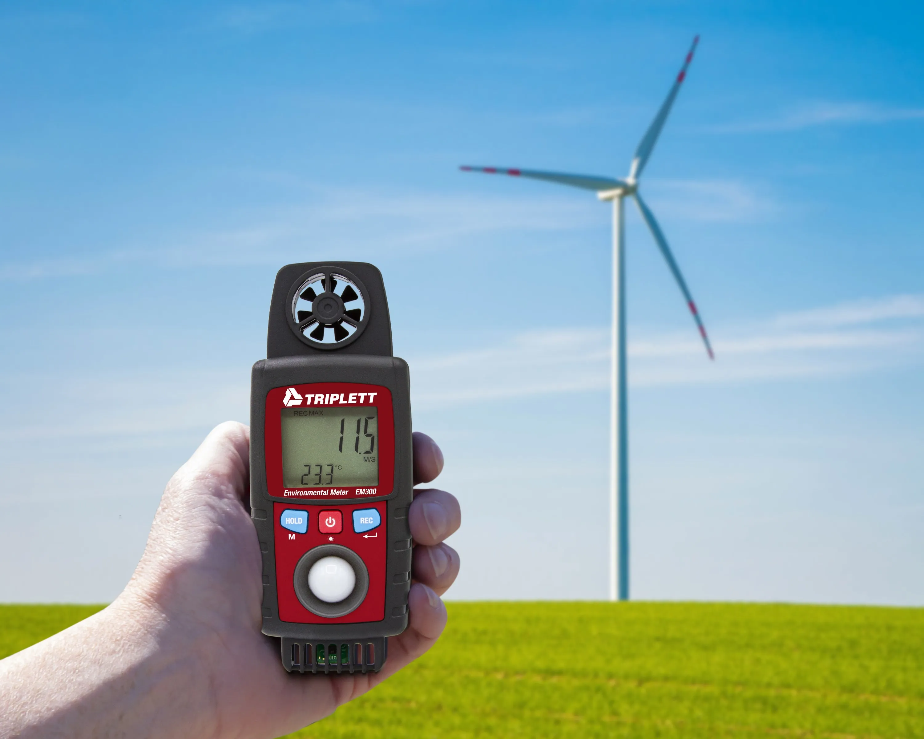 10-in-1 Environmental Meter with Air Flow - (EM300)