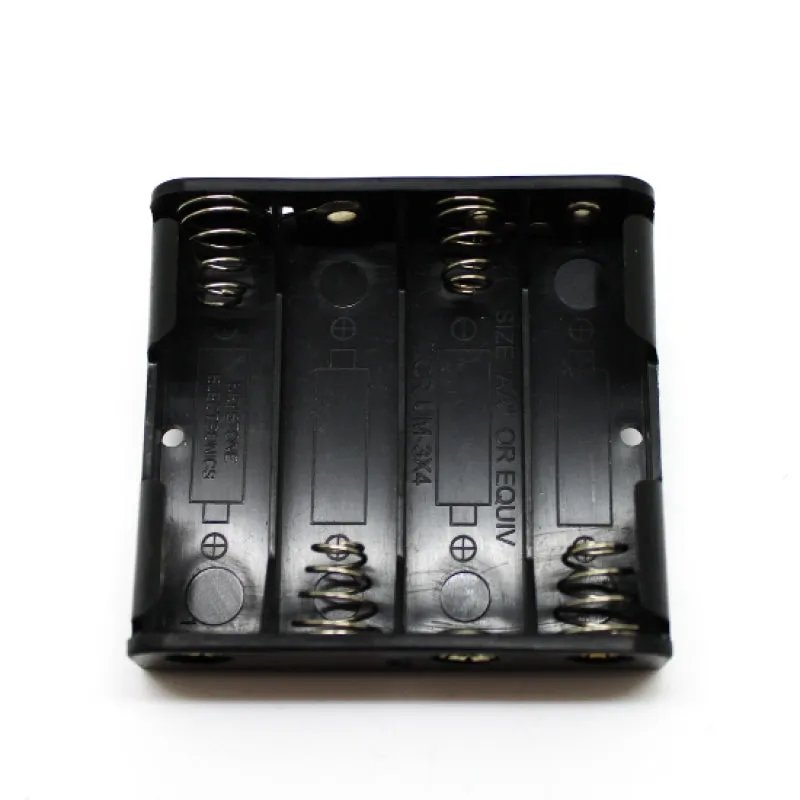 10 Pack of Keystone Electronics PC Mount 4-Cell AA Battery Holders 2477