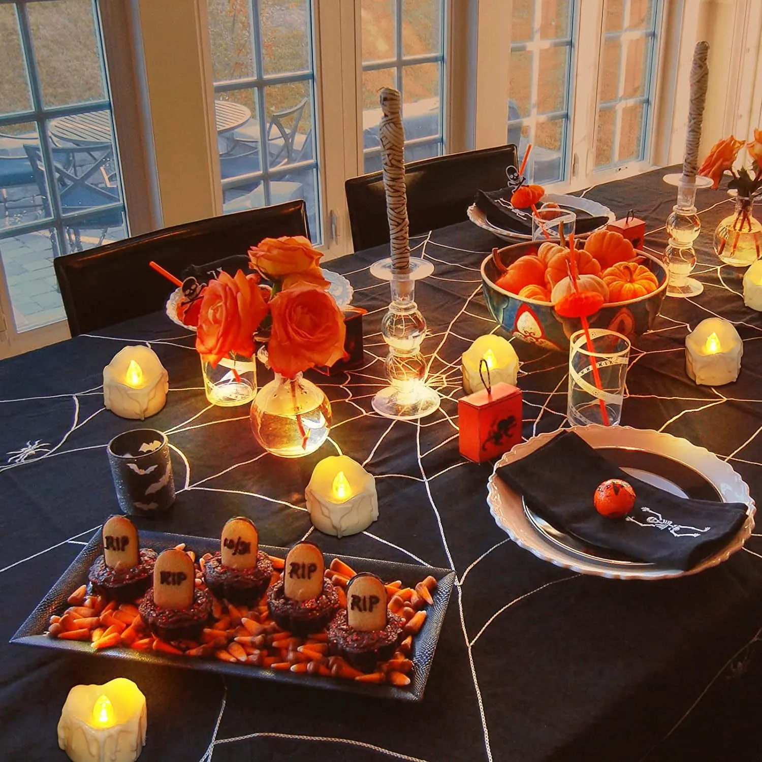 12-Pack: LED Timer Candle Decoration