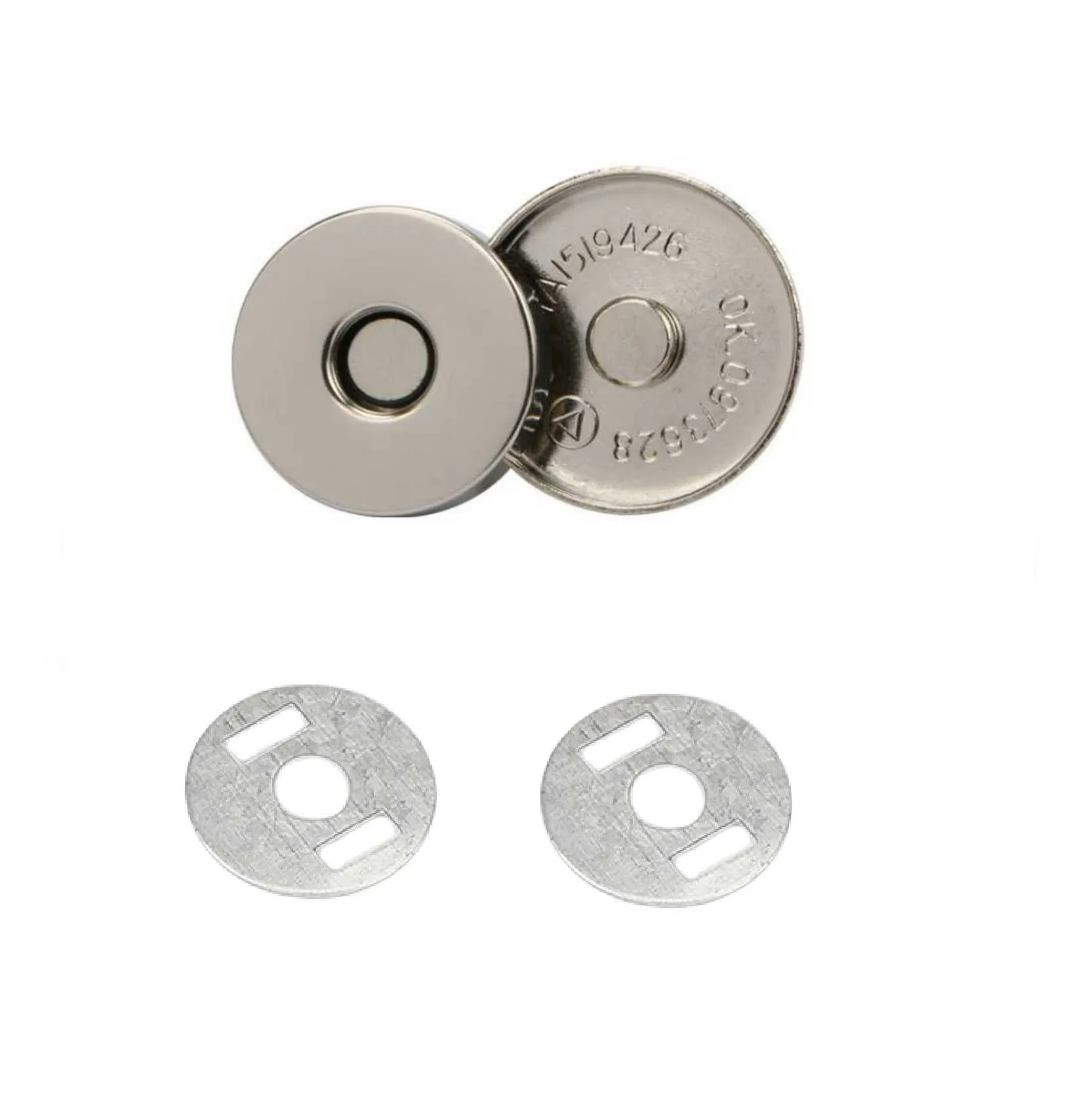 14x2mm Full Cover Magnetic Snaps (50-sets)