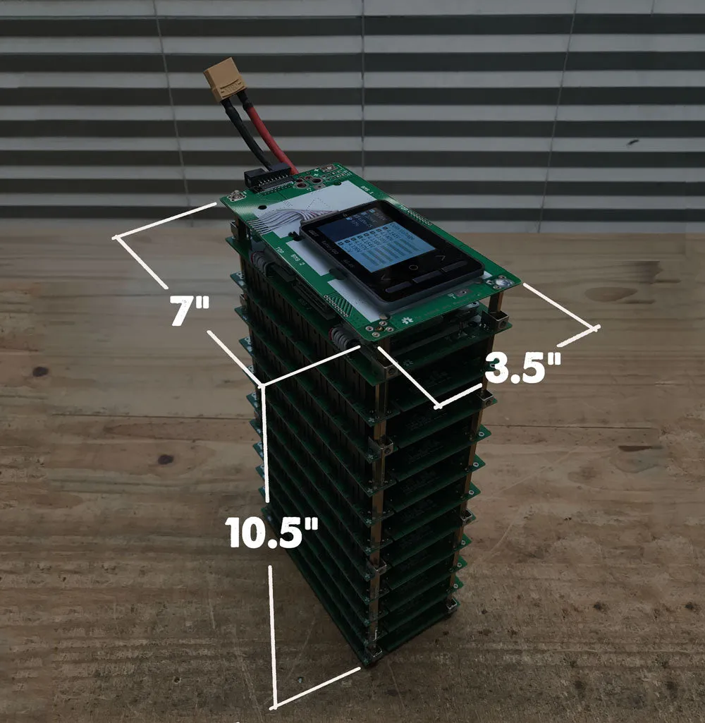 18650 Battery Module DIY PCB Kit 75x