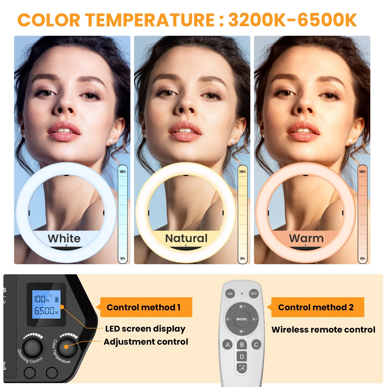 19 Inch Camera Ring Light (Plug Type US, EU, UK, JP)