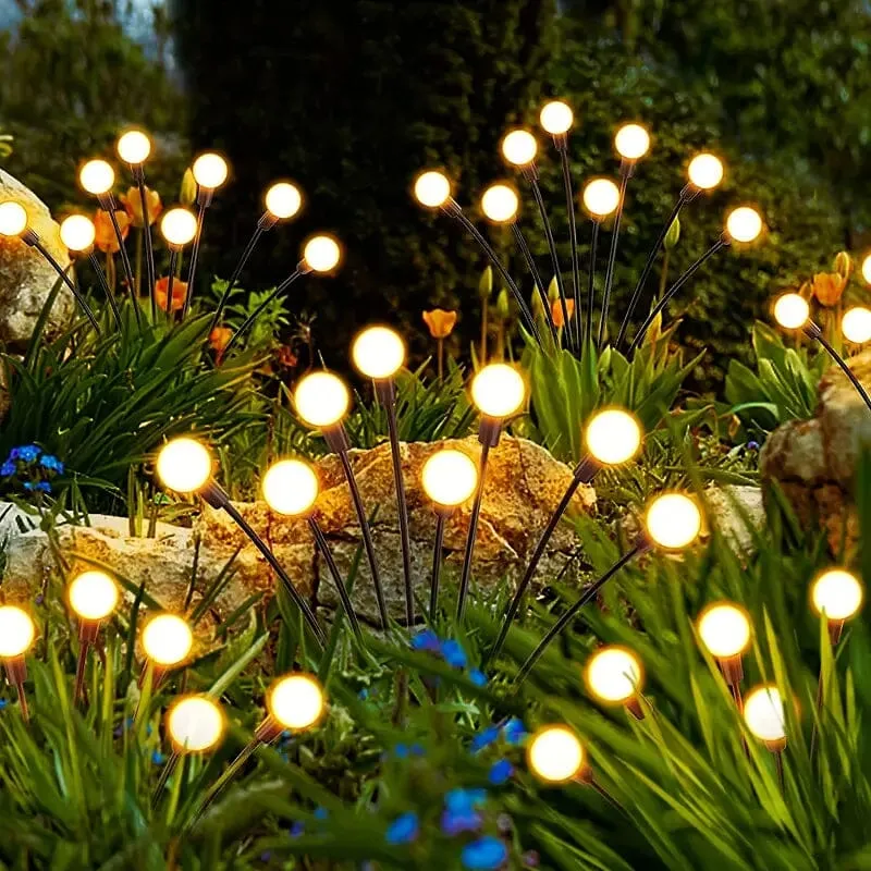 2-Pack: 12-LED Solar Garden Lights