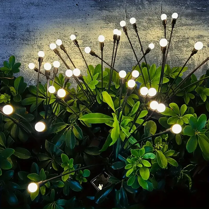 2-Pack: 12-LED Solar Garden Lights