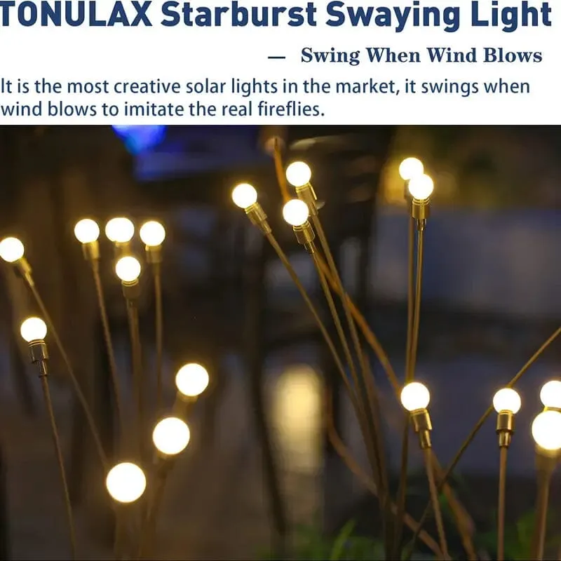 2-Pack: 12-LED Solar Garden Lights