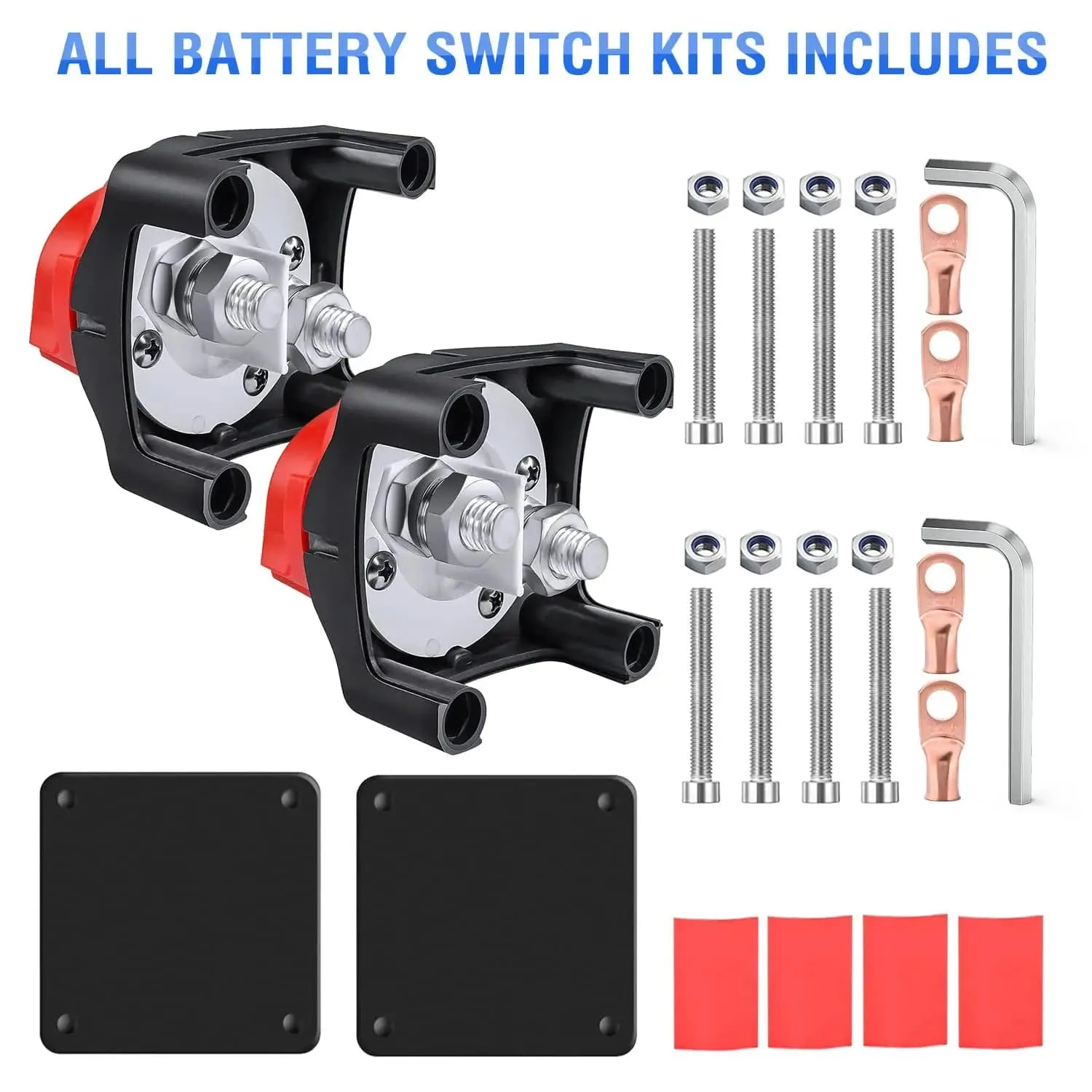 2Pcs 12V-48V DC Battery Disconnect Switch