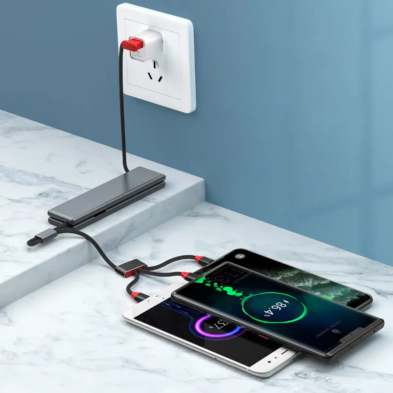 3-in-1 Foldable Charging Cable