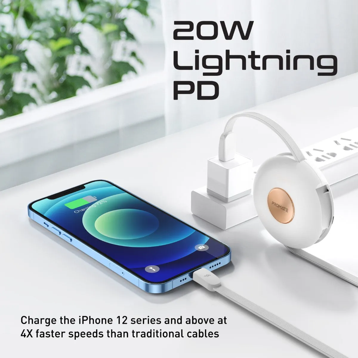 3-in-1 Retractable Magnetic Charging Cable