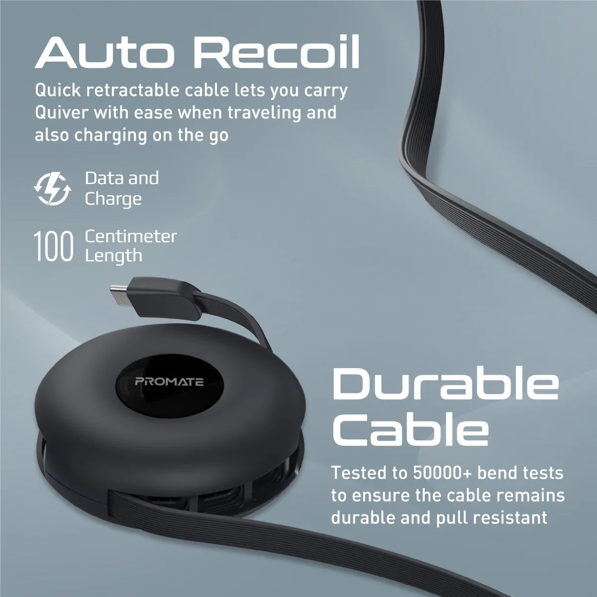 3-in-1 Retractable Magnetic Charging Cable