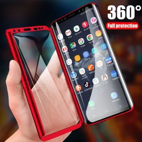 360 Degree Shockproof Phone Case For Samsung Galaxy S10 S9 S8 Plus Note 8 9 S7 Cover Shell For Samsung S10E S7 Edge S10 Cases