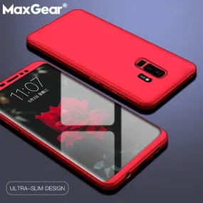 360 Full Protection Case For Samsung Galaxy series Glass Cover