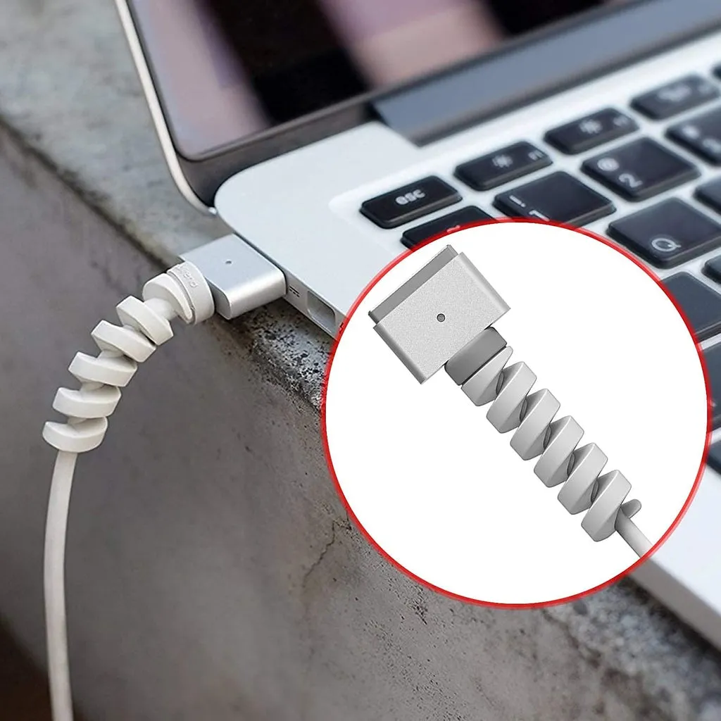 4pcs Spiral Charger Cable Protector Spring Data Wire Saver