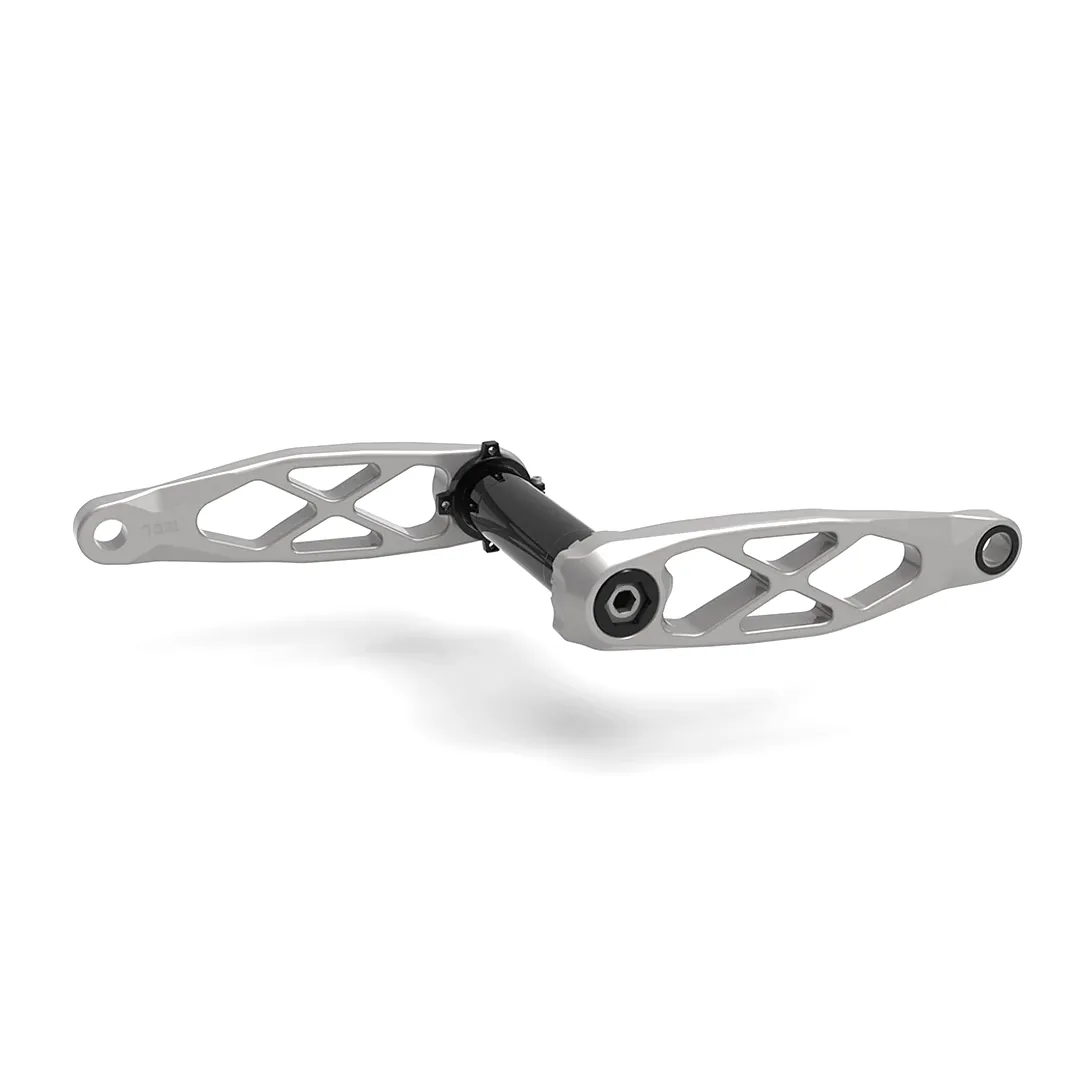 5Dev Trail/Enduro Crankset - 170mm, Raw/Clear, 30mm Boost