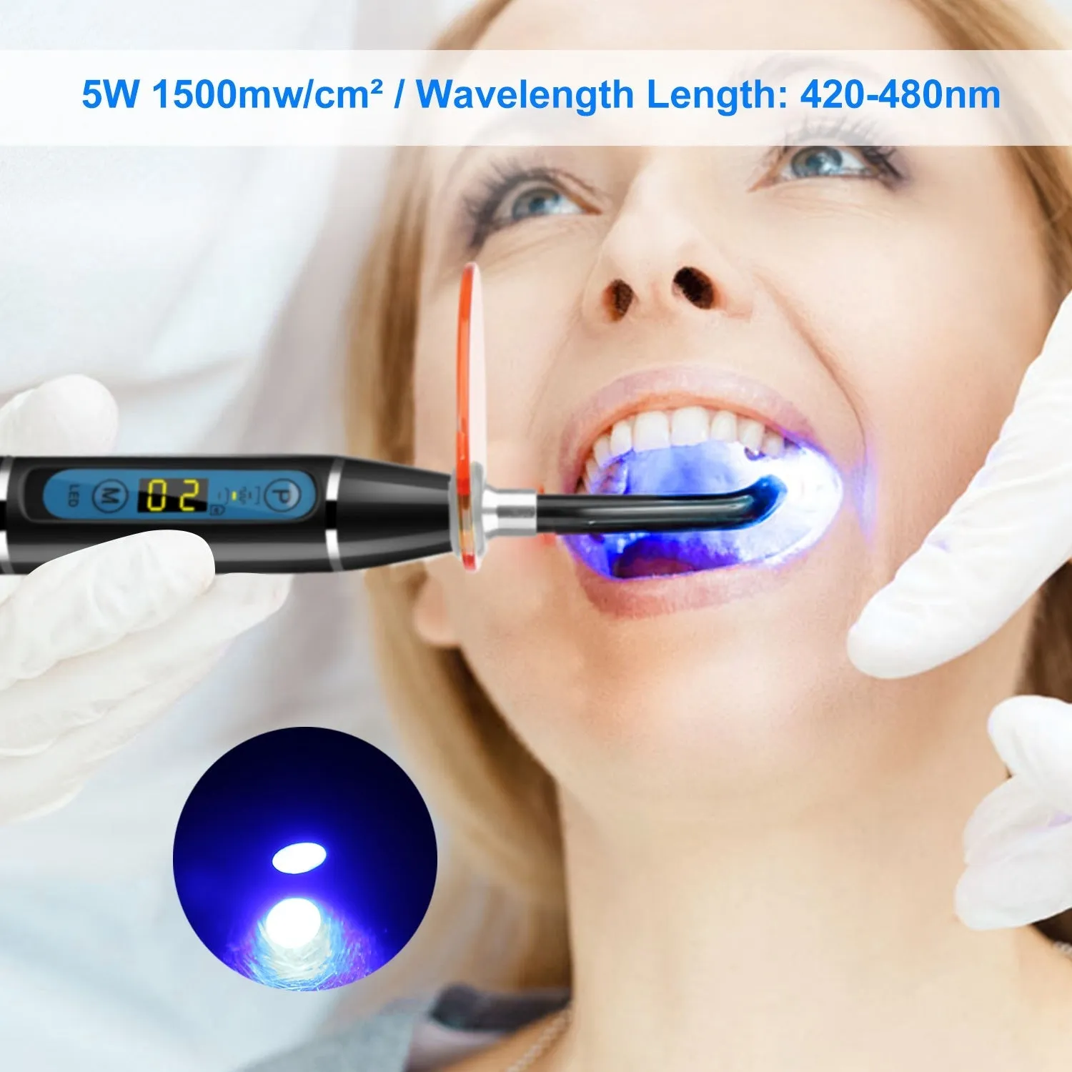 5W Cordless Dental LED Curing Light