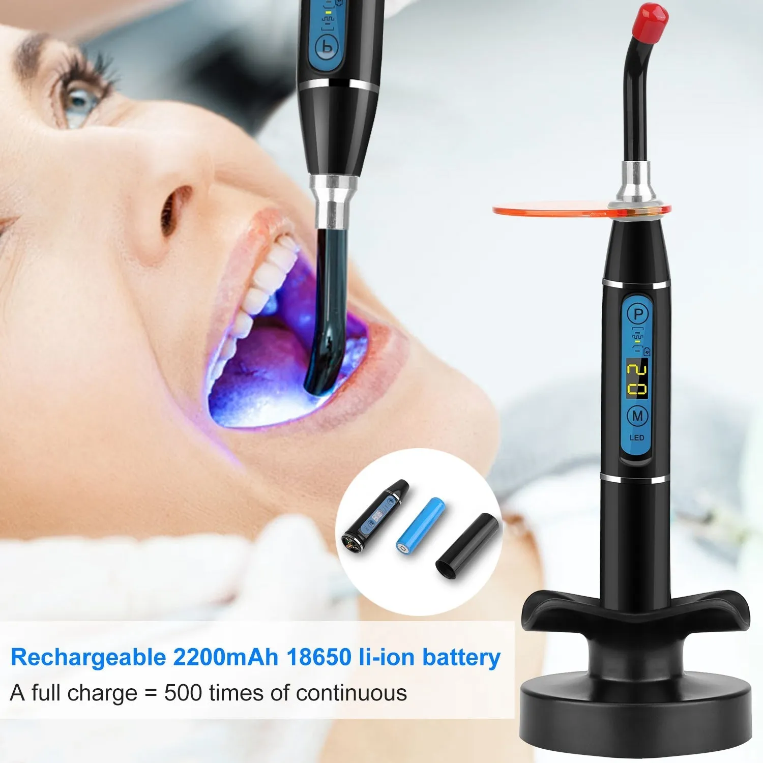 5W Cordless Dental LED Curing Light