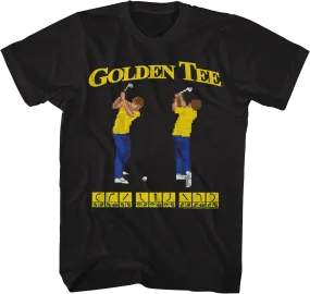 8-Bit Swings Golden Tee Golf T-Shirt