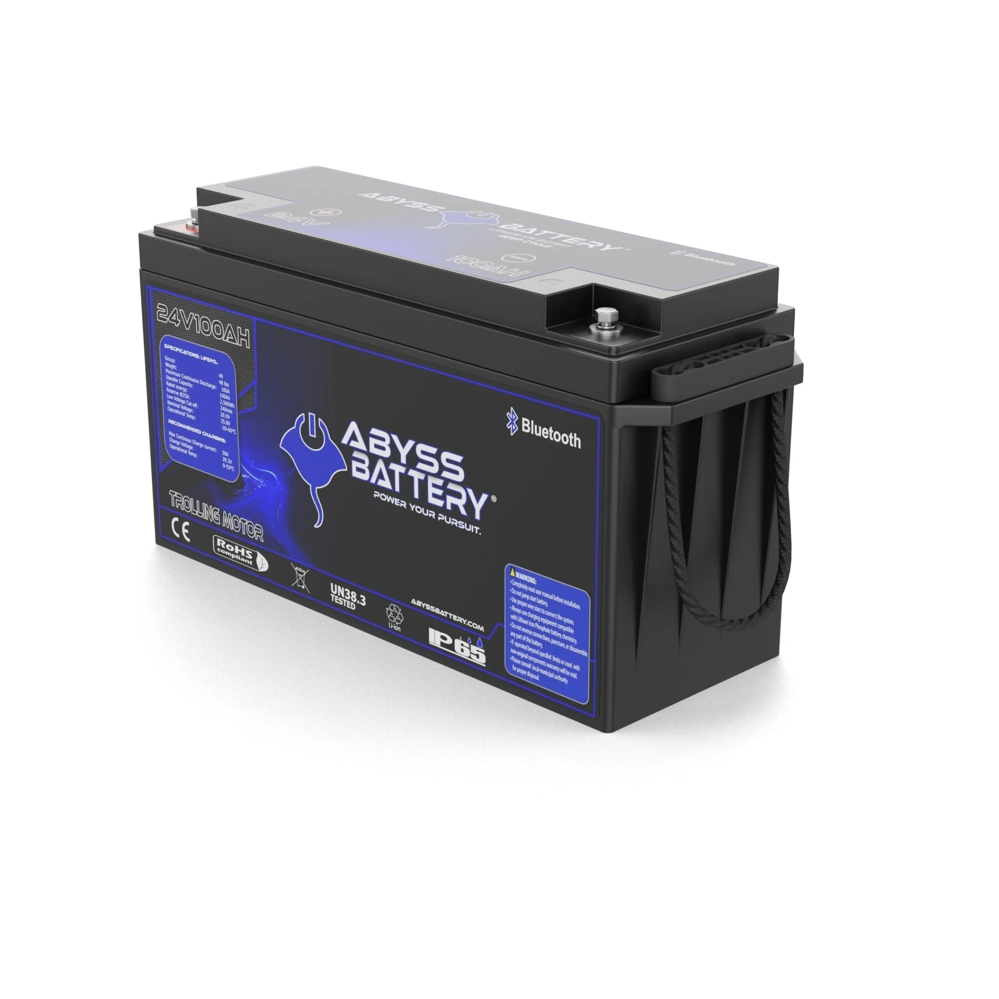 Abyss Battery® 24V 100Ah Lithium Trolling Motor Battery