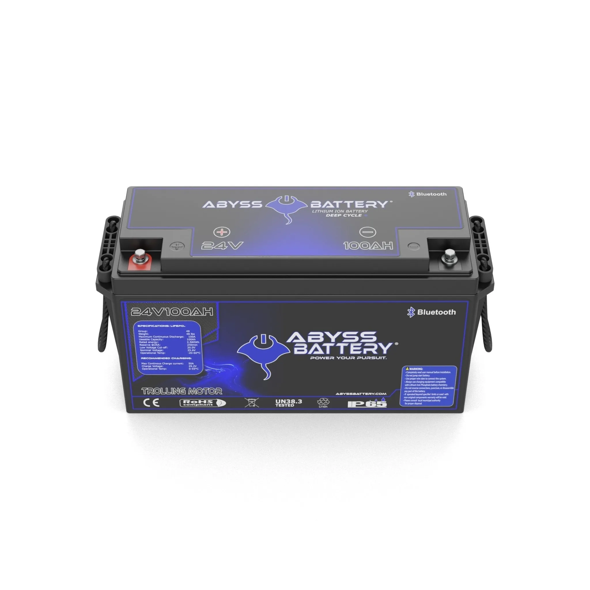 Abyss Battery® 24V 100Ah Lithium Trolling Motor Battery