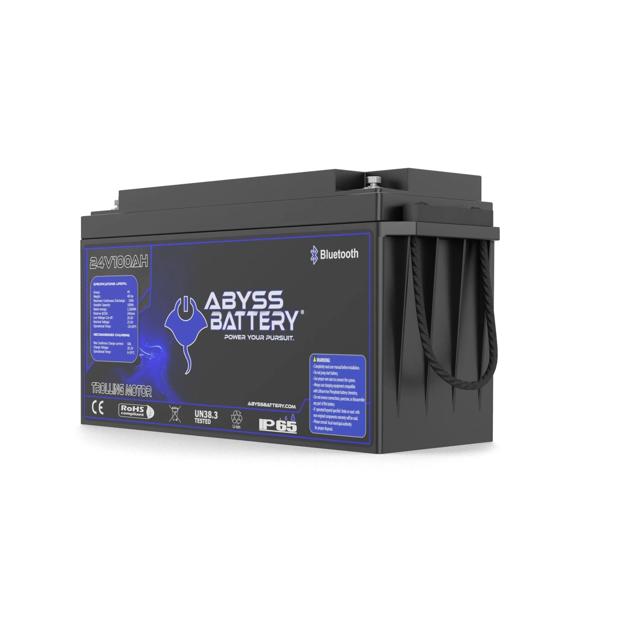 Abyss Battery® 24V 100Ah Lithium Trolling Motor Battery