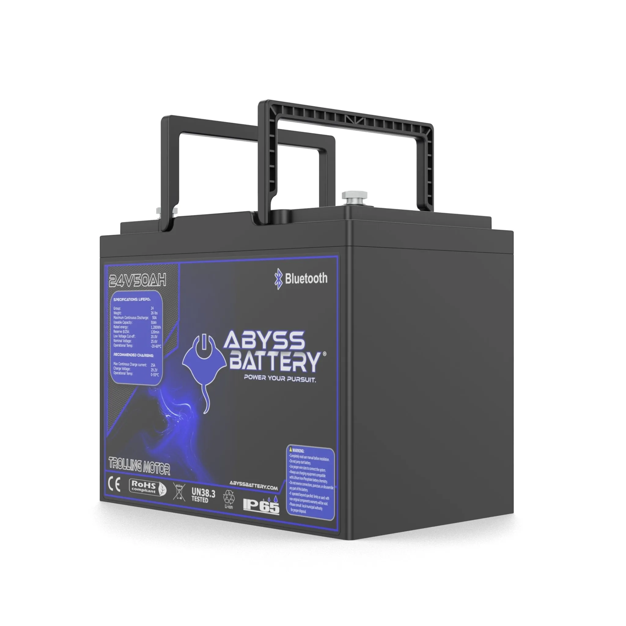 Abyss Battery® 24V 50Ah Lithium Trolling Motor Battery