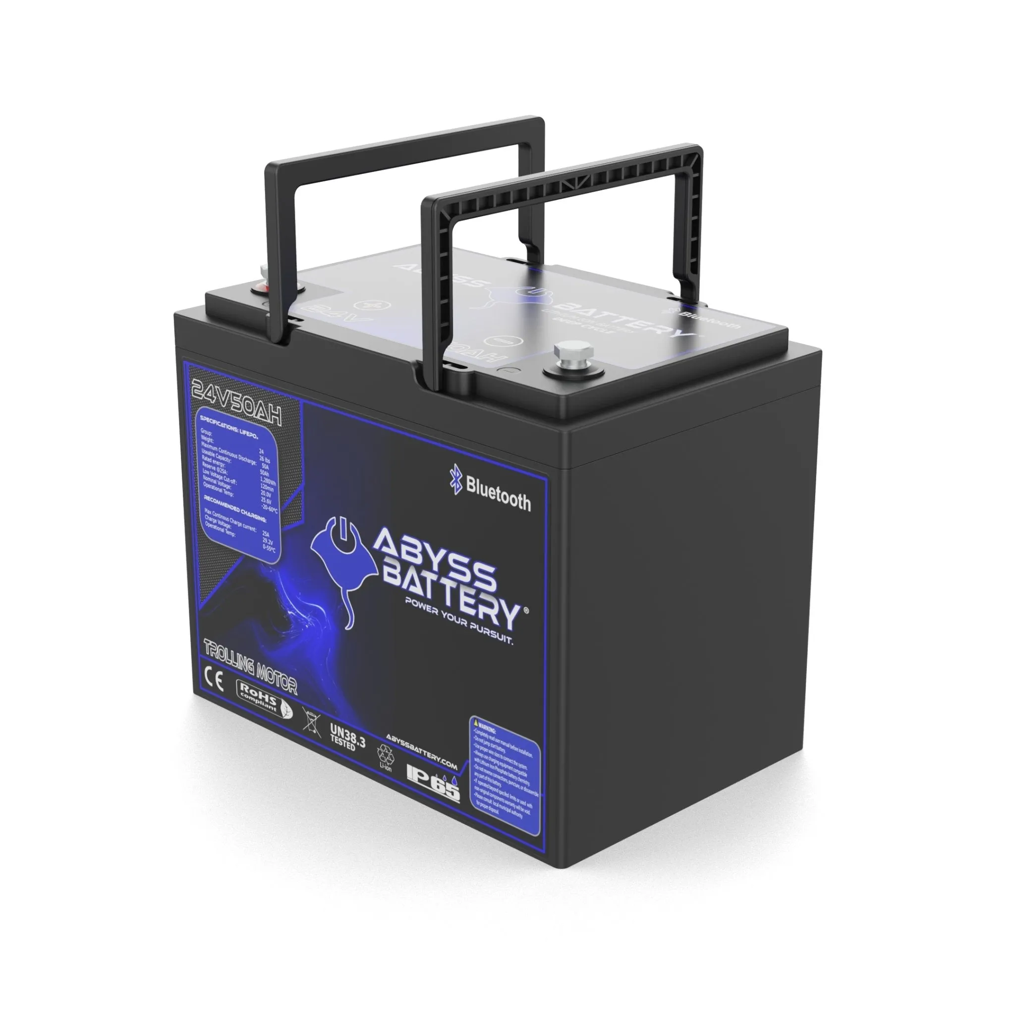Abyss Battery® 24V 50Ah Lithium Trolling Motor Battery