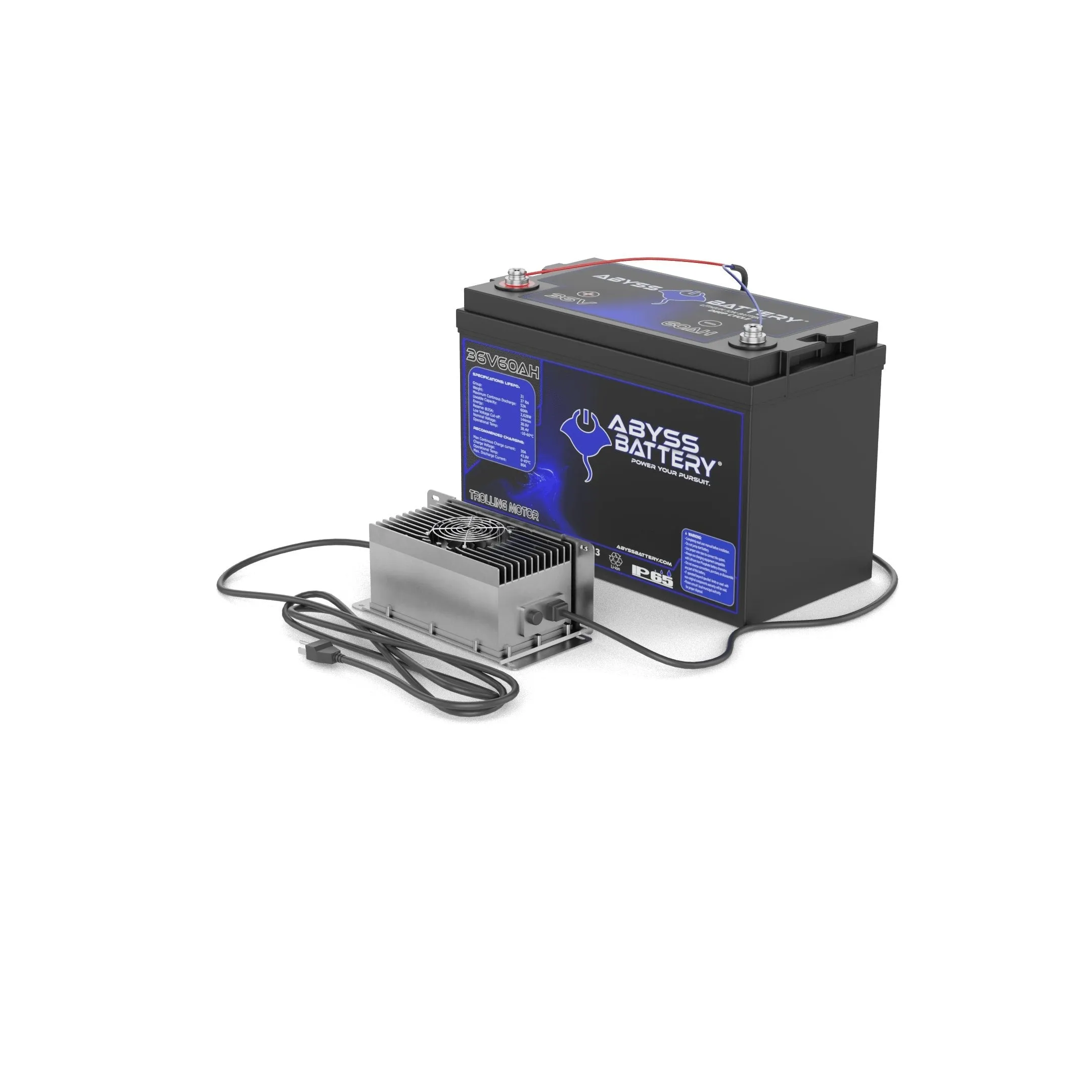 Abyss Battery® 36V 60Ah Lithium Trolling Motor Battery Kit