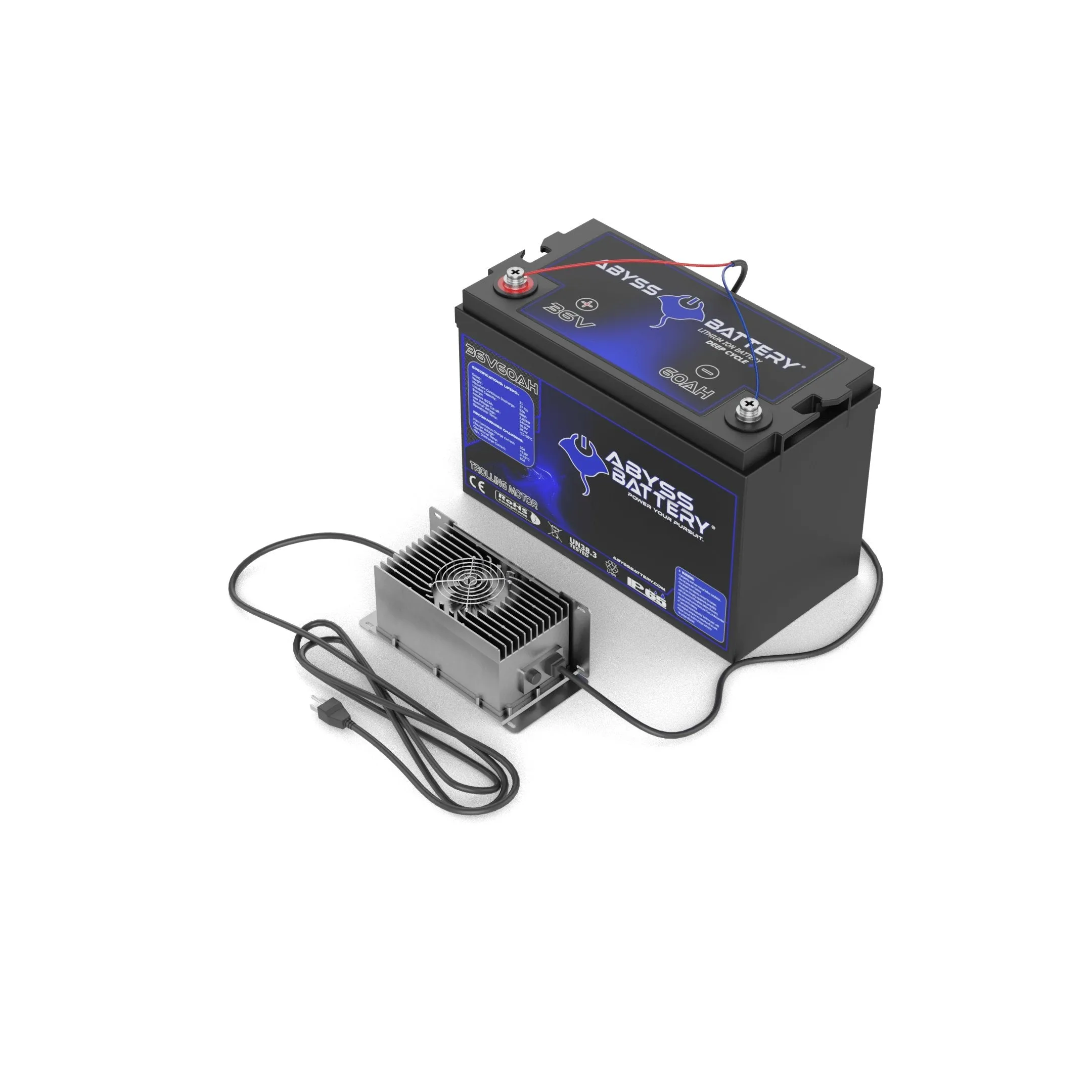 Abyss Battery® 36V 60Ah Lithium Trolling Motor Battery Kit