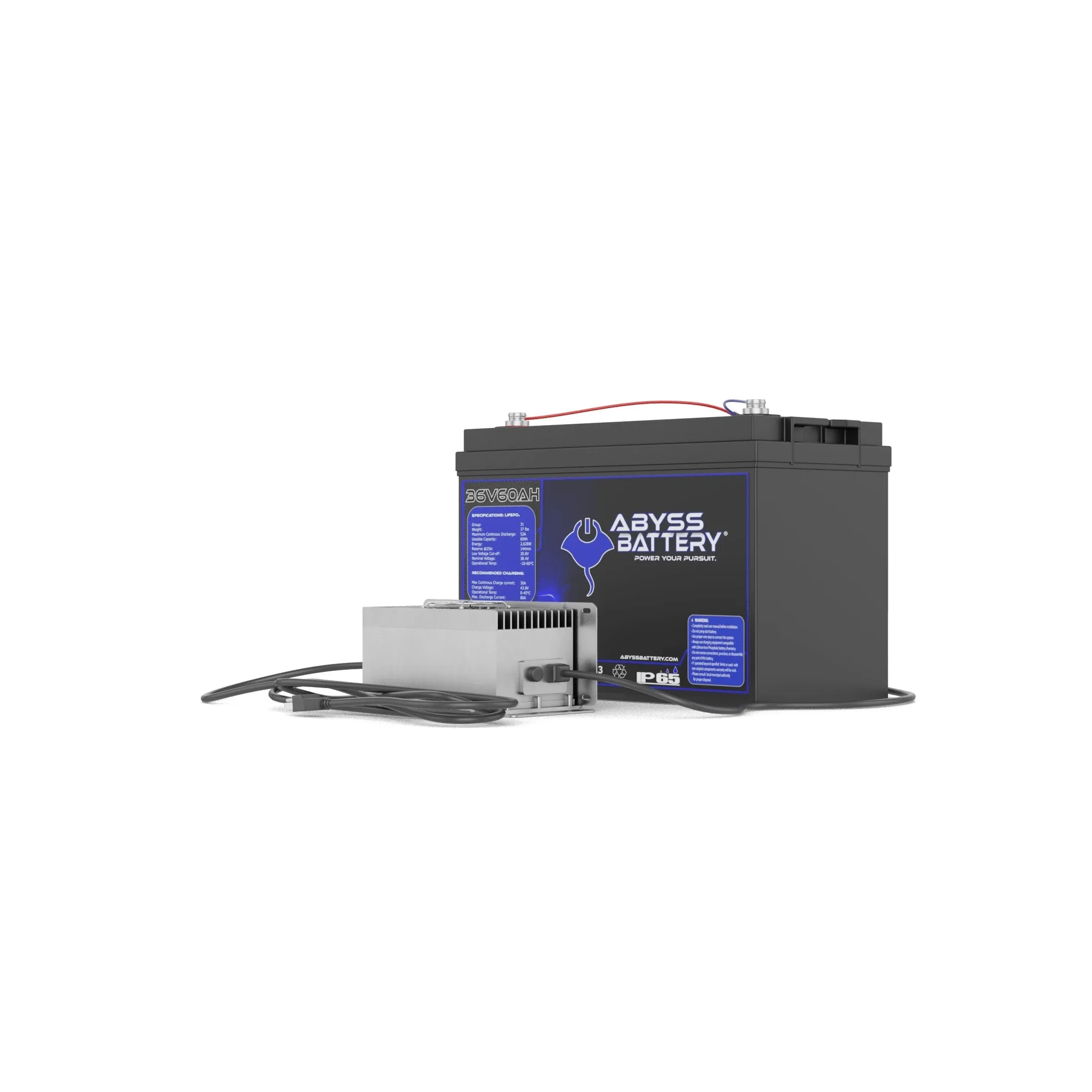Abyss Battery® 36V 60Ah Lithium Trolling Motor Battery Kit