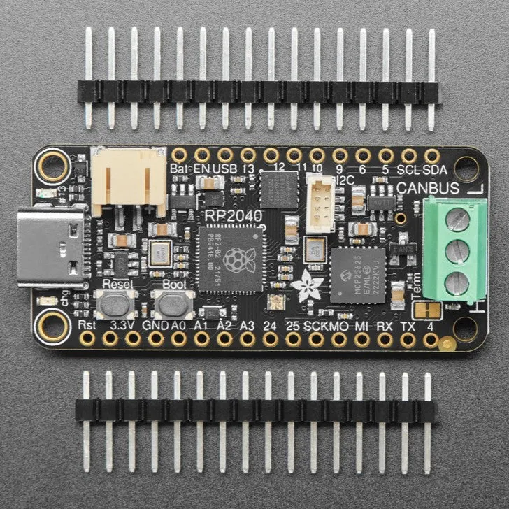 Adafruit RP2040 CAN Bus Feather with MCP2515 CAN Controller (STEMMA QT)