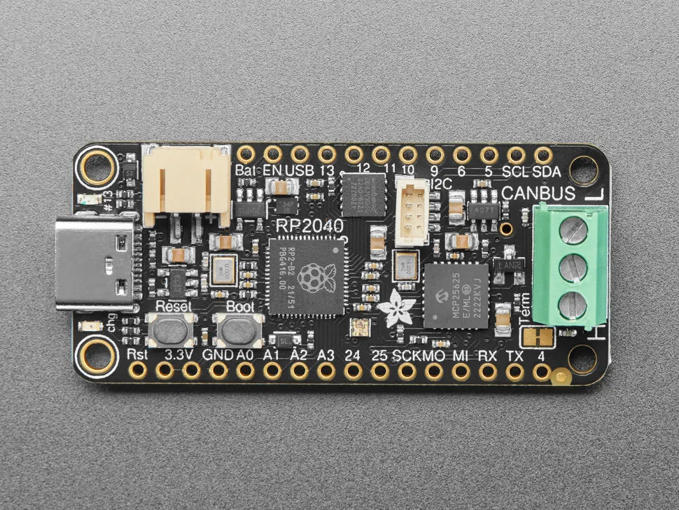 Adafruit RP2040 CAN Bus Feather with MCP2515 CAN Controller (STEMMA QT)
