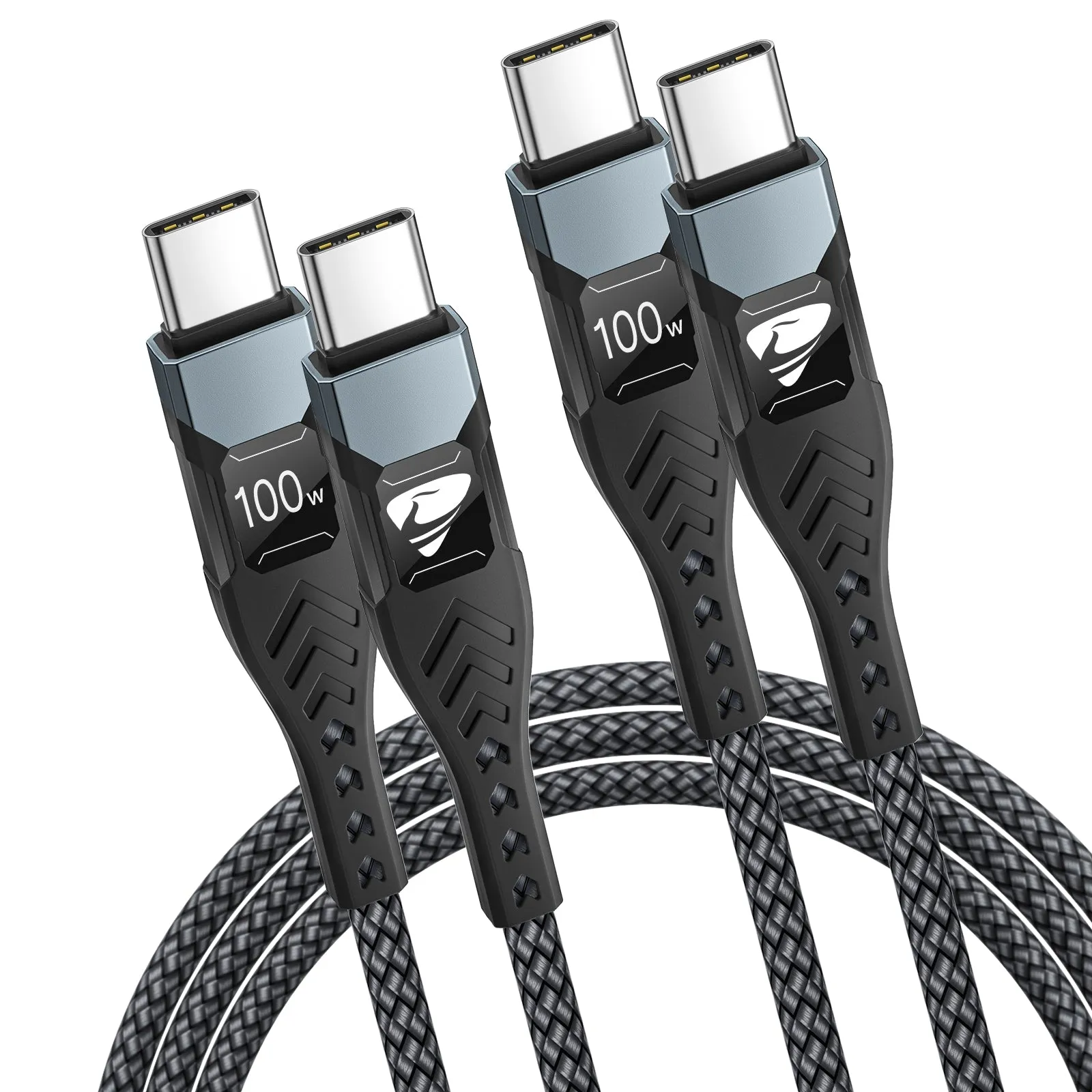 Aioneus USB C Cable 100W USB C to USB C Cable for iPhone 15 (Grey)