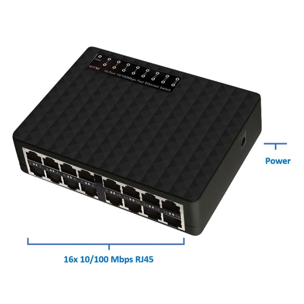 AirLive Live-16E Unmanaged Desktop Switch 16 Ports 10/100Mbps