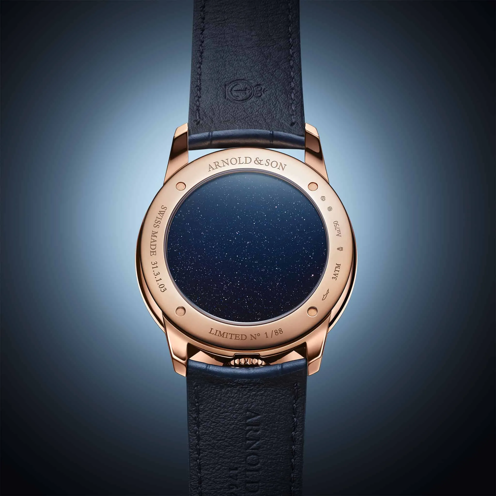Arnold & Son Time Pyramid 42.5 Red Gold Watch