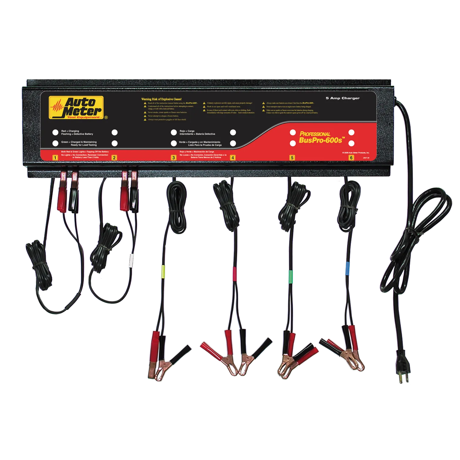 AutoMeter BUSPRO-600S BUSPRO-600S; Smart Battery Charger-6 Channel ; 120v 5 amp