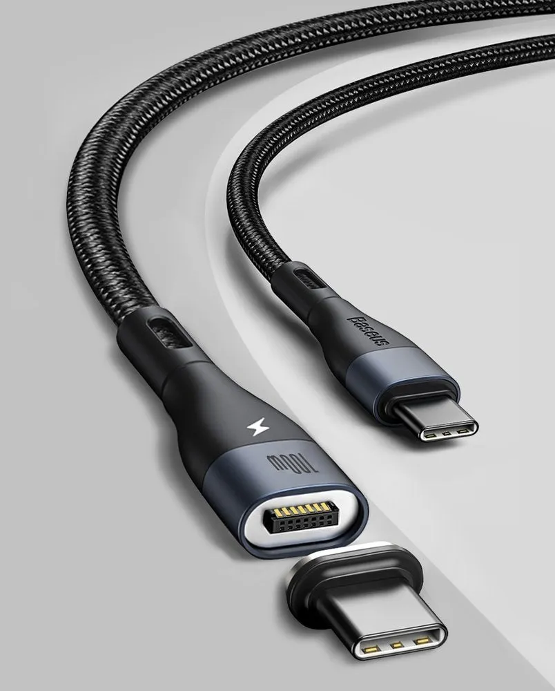 Baseus Magnetic Ultra Fast Charging Type-C to Type-C 100W Cable