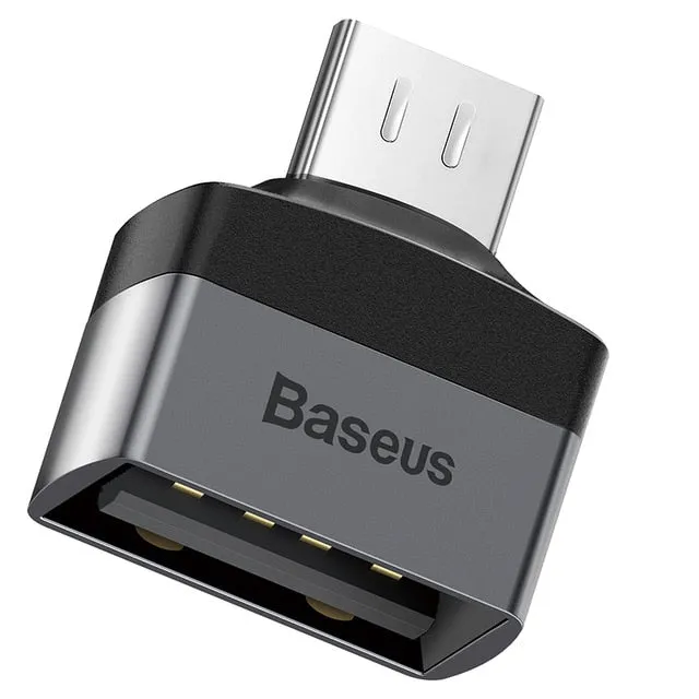 Baseus OTG Micro USB Cable Adapter For Xiaomi Redmi Note 5 Samsung A7 2018 Charging Converter USB Microusb OTG Cable Connector