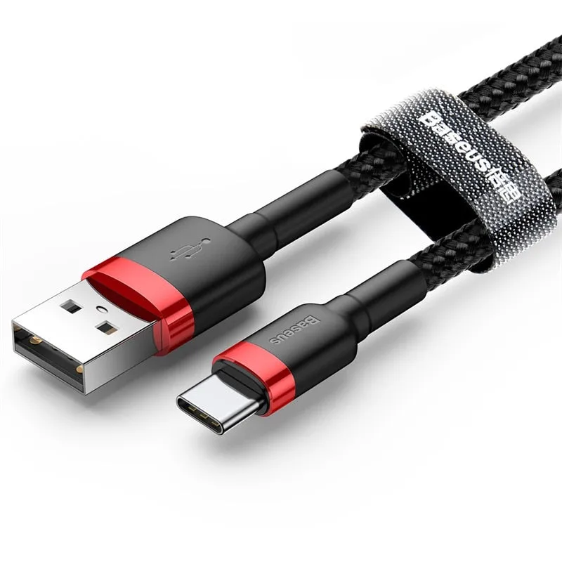 Baseus USB Type C Cable for xiaomi redmi k20 pro USB C Mobile Phone Cable Fast Charging Type C Cable for USB Type-C Devices