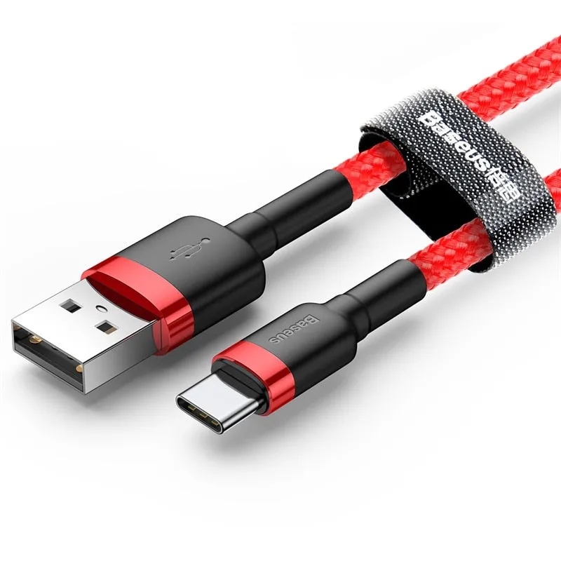 Baseus USB Type C Cable for xiaomi redmi k20 pro USB C Mobile Phone Cable Fast Charging Type C Cable for USB Type-C Devices