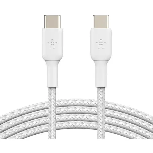 Belkin BoostCharge USB-C to USB-C Braided Cable 1M White
