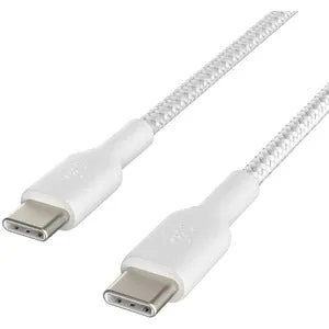 Belkin BoostCharge USB-C to USB-C Braided Cable 1M White