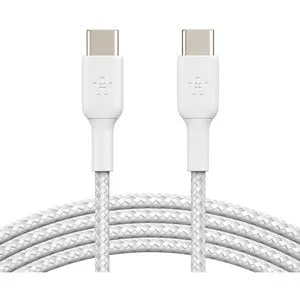 Belkin BoostCharge USB-C to USB-C Braided Cable 1M White