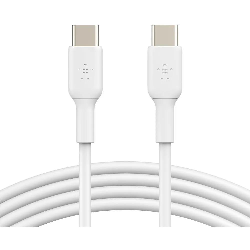 Belkin BoostUp Charge USB-C to USB-C 1m Cable 2 Pack (White)