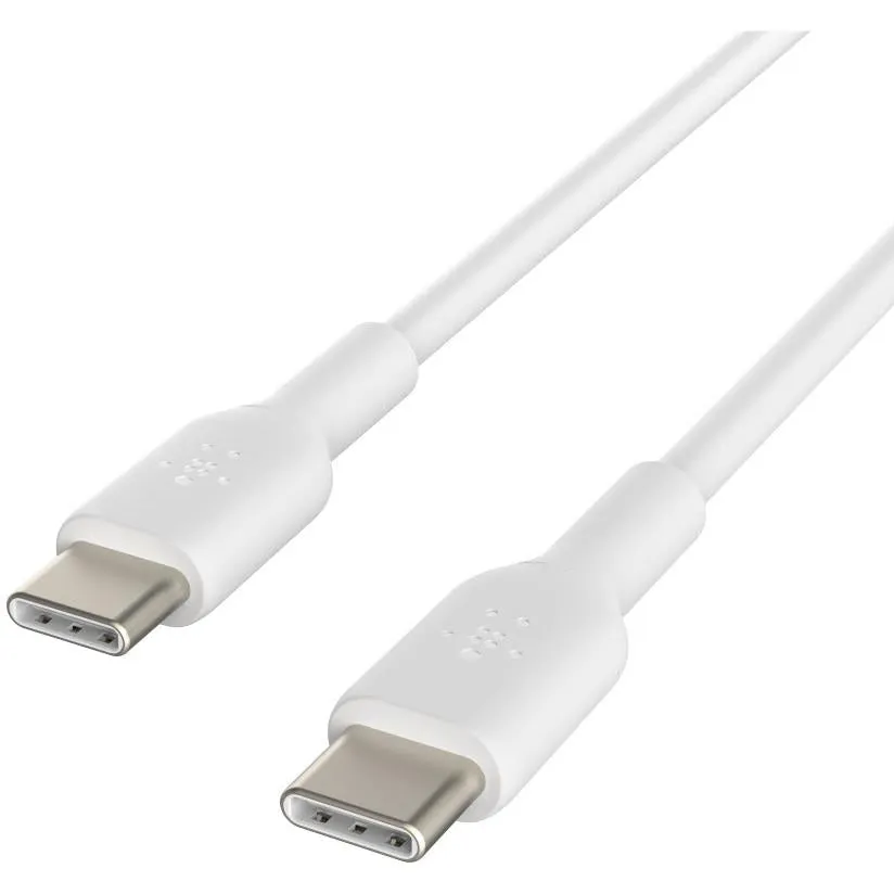 Belkin BoostUp Charge USB-C to USB-C 1m Cable 2 Pack (White)