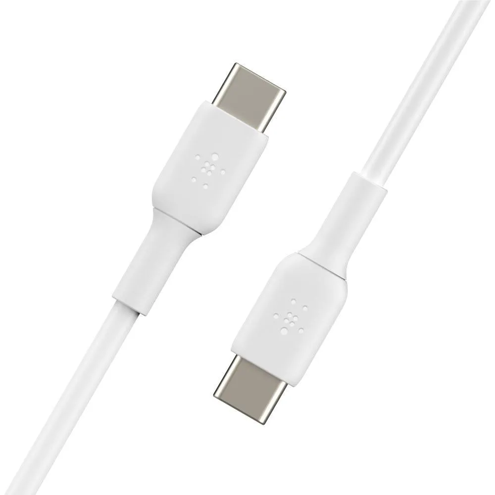 Belkin BoostUp Charge USB-C to USB-C 1m Cable 2 Pack (White)