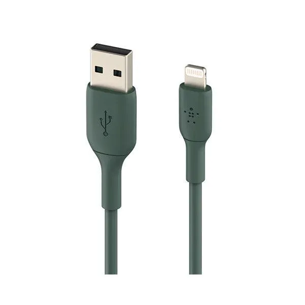 Belkin Pvc A-Lightning Cable 1M, Midnight - Green-RGK7
