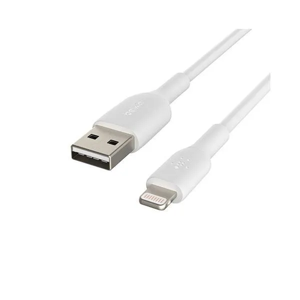 Belkin Pvc A-Lightning Cable 1M - White (CAA001bt1MWH)-TVCI