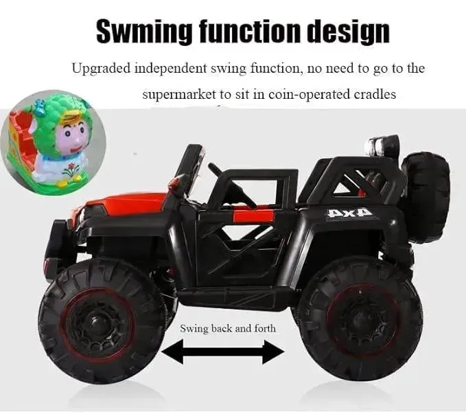 Big Size Battery Operated Ride On Kids Jeep