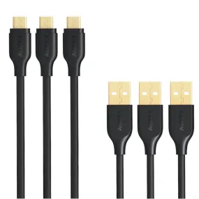CB-MD1X3 Gold-plated Reinforced Qualcomm Quick Charge Micro USB Cable (1M X 3pcs)