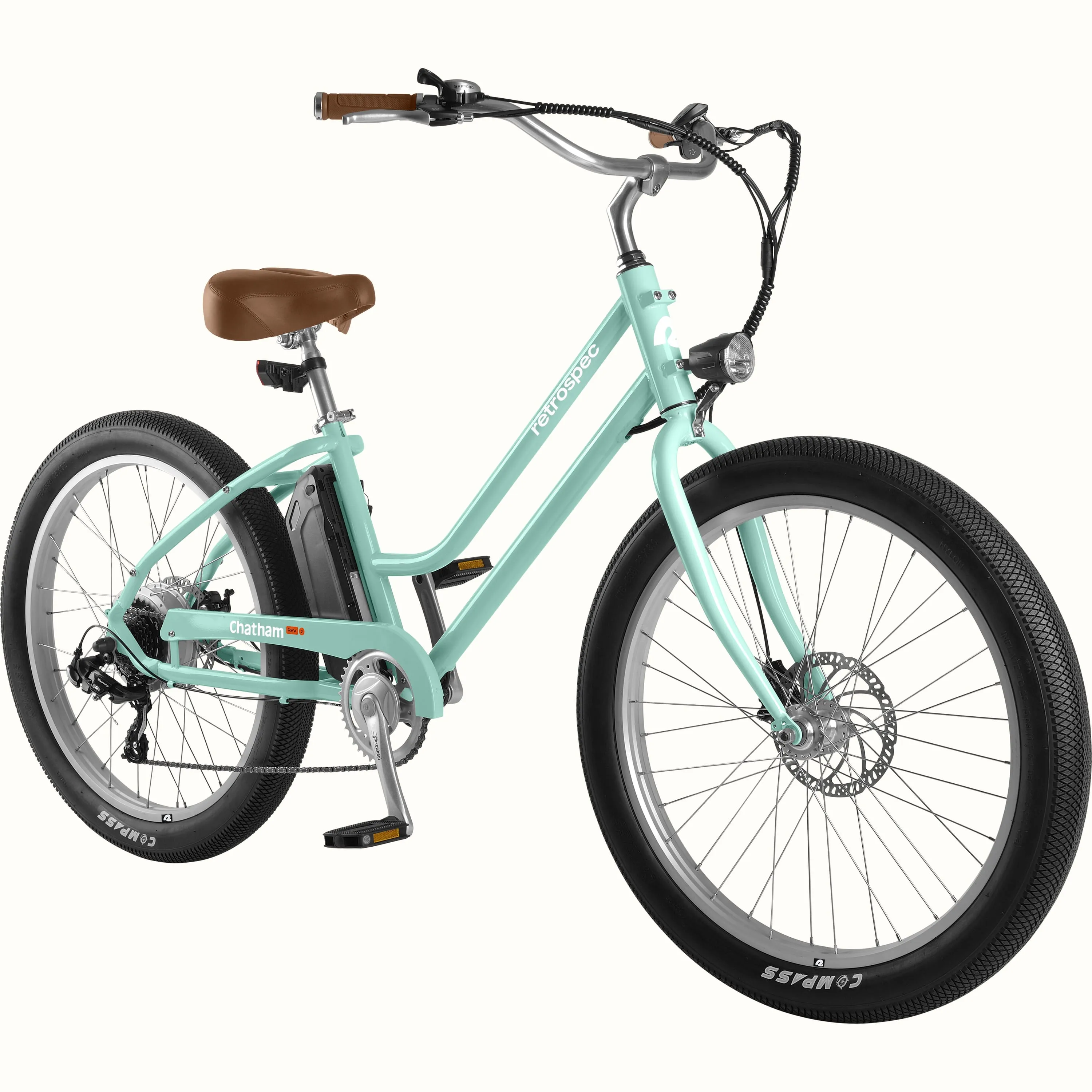 Chatham Rev 2 Beach Cruiser Electric Bike - Step Through