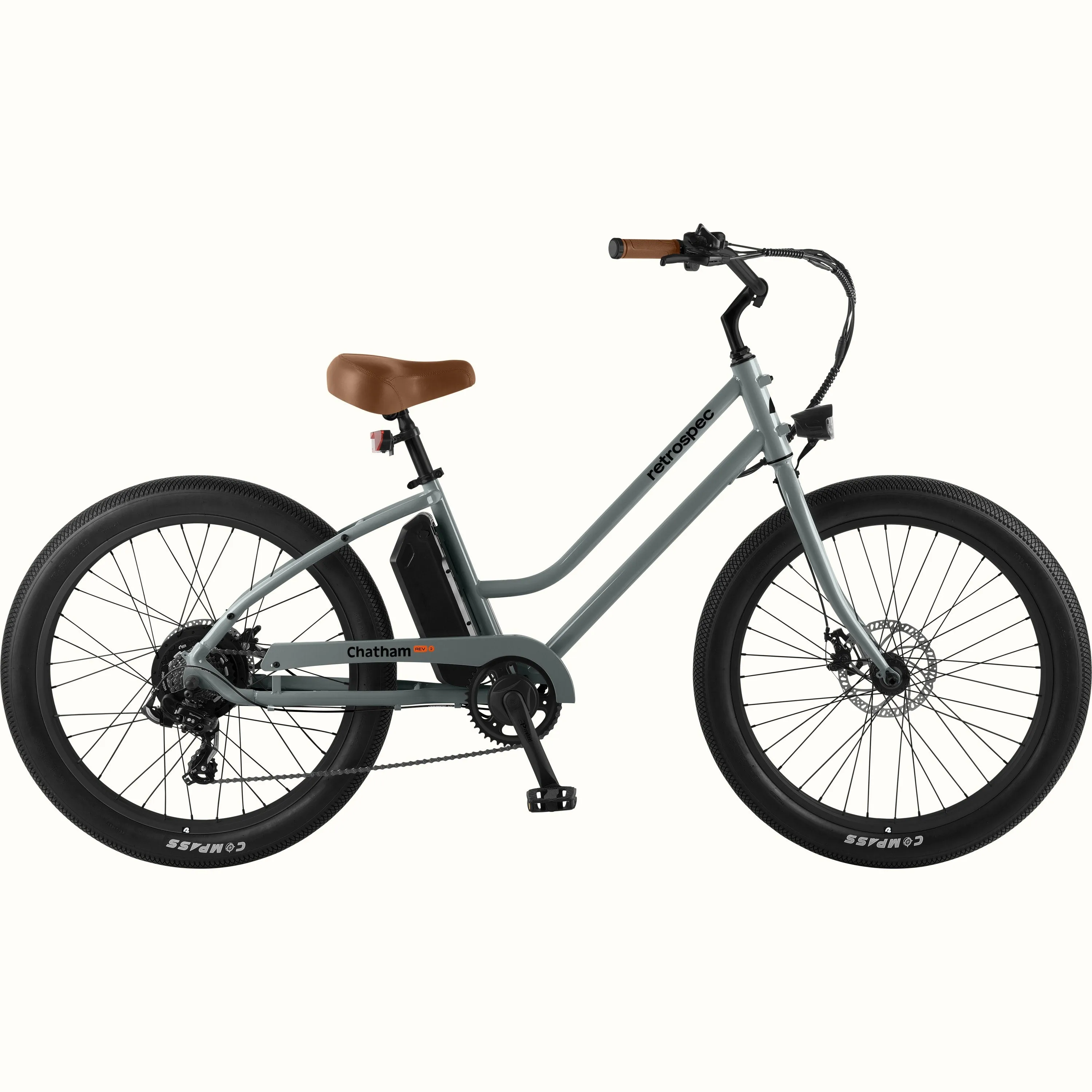 Chatham Rev 2 Beach Cruiser Electric Bike - Step Through